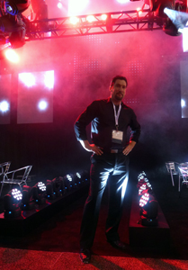 Mike Graham comfortable in the spotlight. 