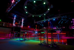 Dance floor and truss - high