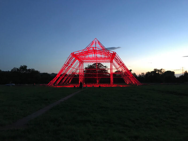 Fineline Glastonbury Pyramid in red IMG_6277 Fineline Glastonbury Pyramid in red IMG_6277