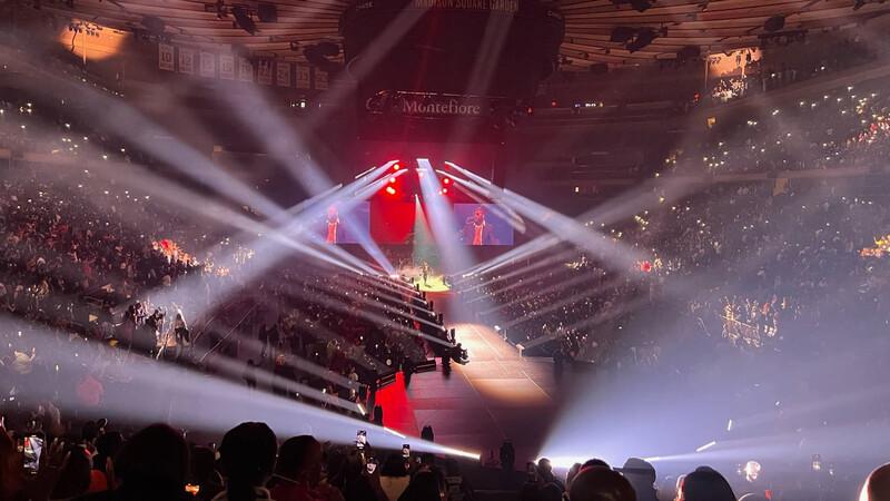  Butch Allen and Andr&eacute; Petrus Get Spacey with CHAUVET Professional for Bruna Boy at Madison Square Garden
