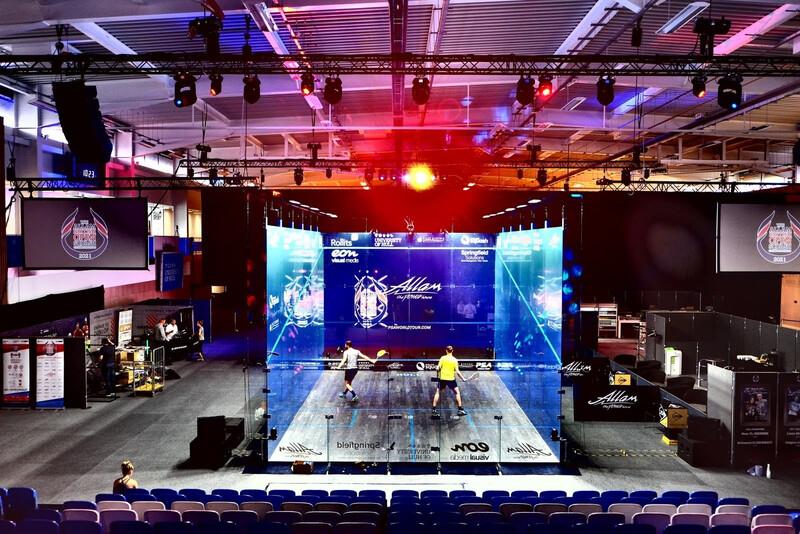 Firefly AV Crafts Smashing Looks for the Allam British Open Squash Tournament with CHAUVET Professional Firefly AV Crafts Smashing Looks for the Allam British Open Squash Tournament with CHAUVET Professional