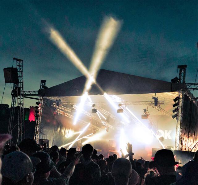   Elliot Baines and CHAUVET Professional Adapt at Outlook Festival