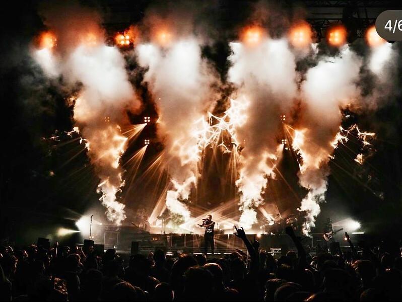 David Summers Generates Excitement on Sum 41 European Tour with CHAUVET Professional